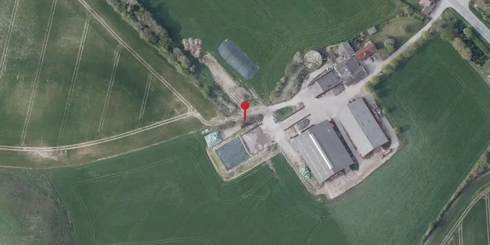 Historisk kort over Østerskovvejen Trinbræt