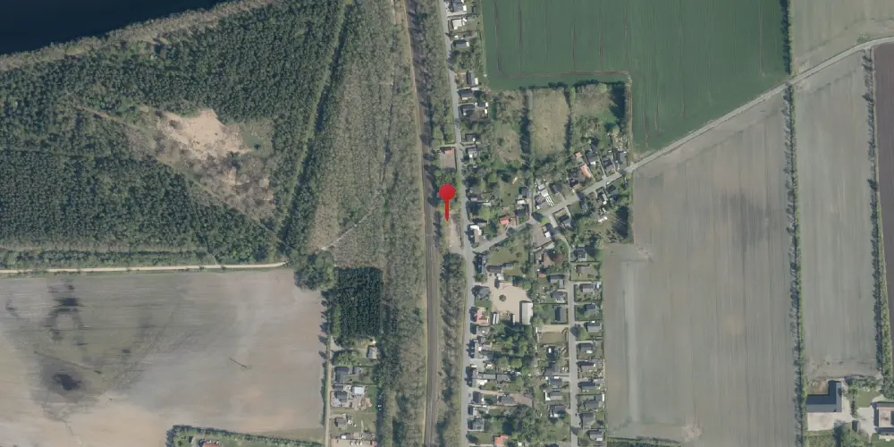 Historisk kort over Fasterholt Station [1914-1972]