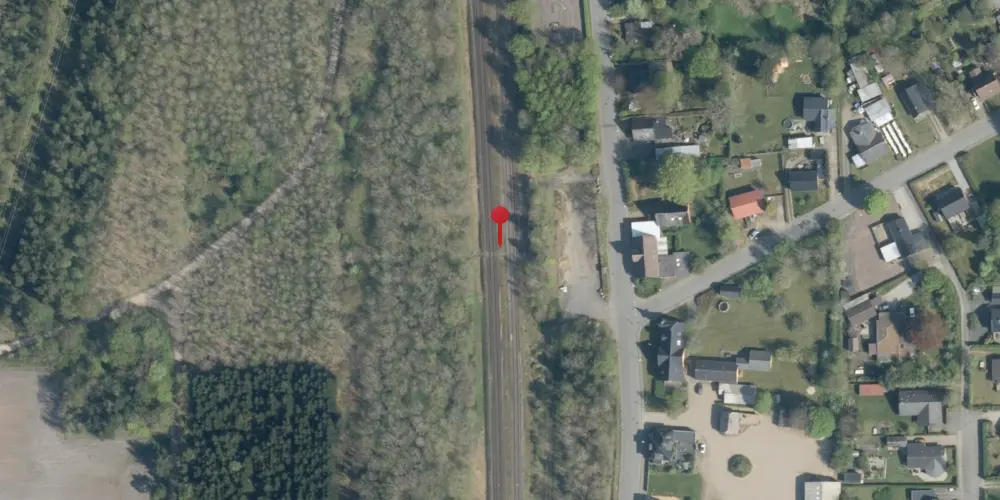 Historisk kort over Fasterholt Teknisk Station