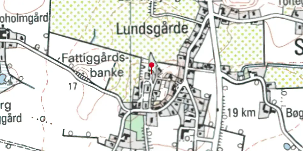 Historisk kort over Nordenbro Station Historisk kort over Nordenbro Station