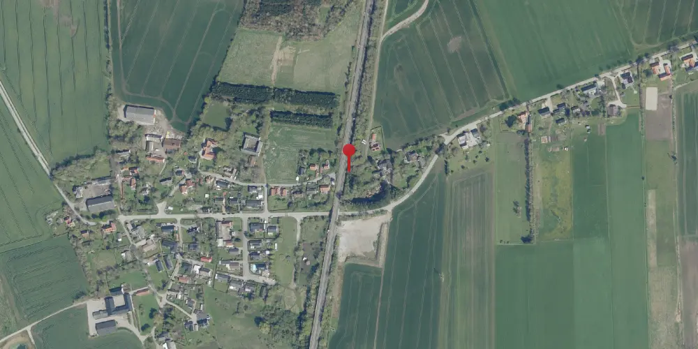 Historisk kort over Gøderup Trinbræt [1929-1947]