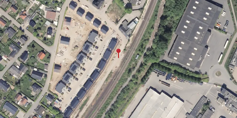 Historisk kort over Hasselager Station [1868-1945]