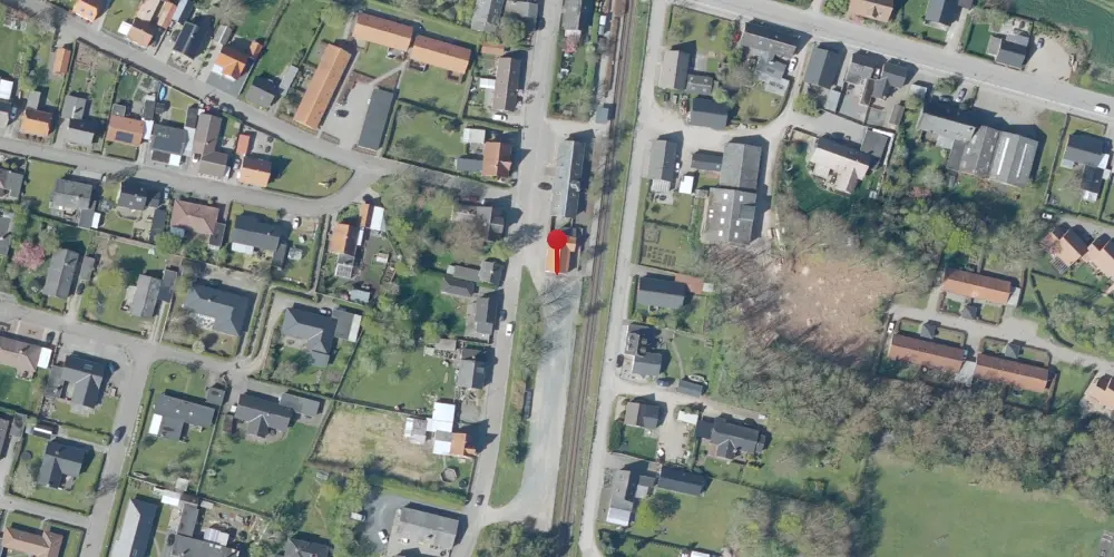 Historisk kort over Hee Billetsalgssted [1875-1902]