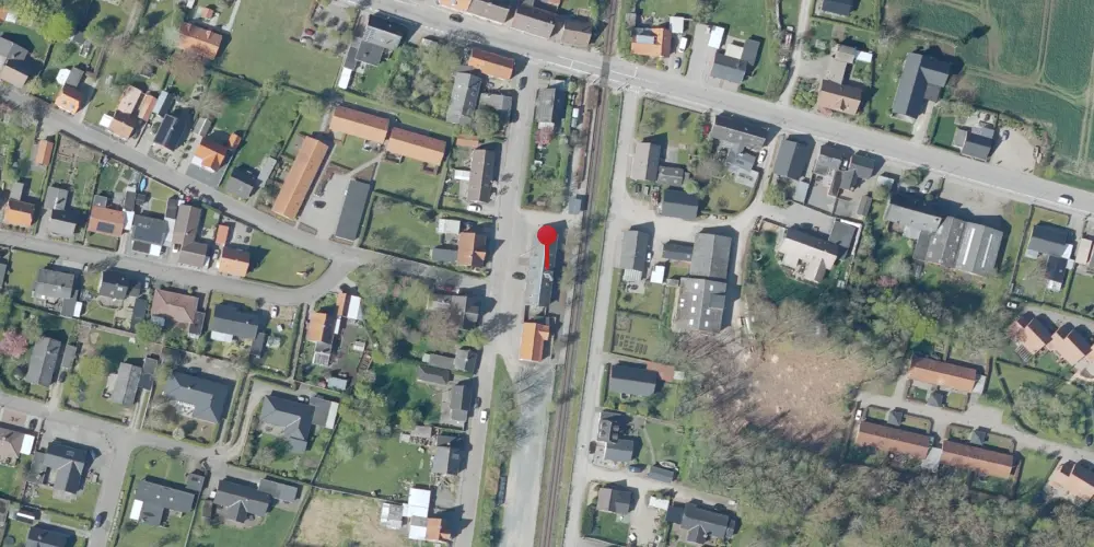 Historisk kort over Hee Station [1902-1966]