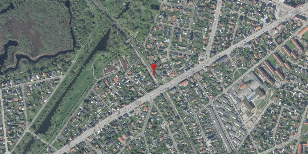 Historisk kort over Husum Billetsalgssted [1880-1944]