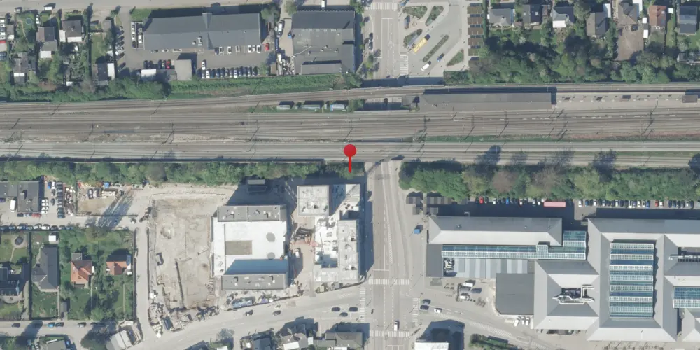 Historisk kort over Hvidovre Station [1942-1953]