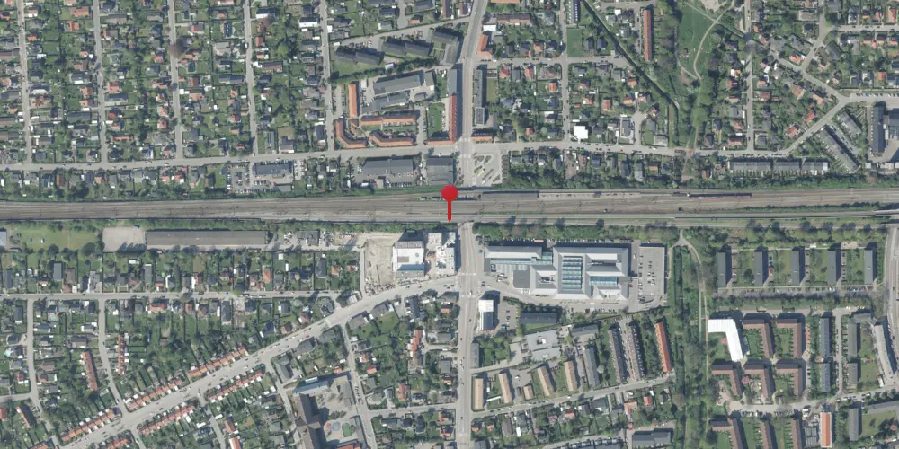 Historisk kort over Hvidovre Station [1935-1942]