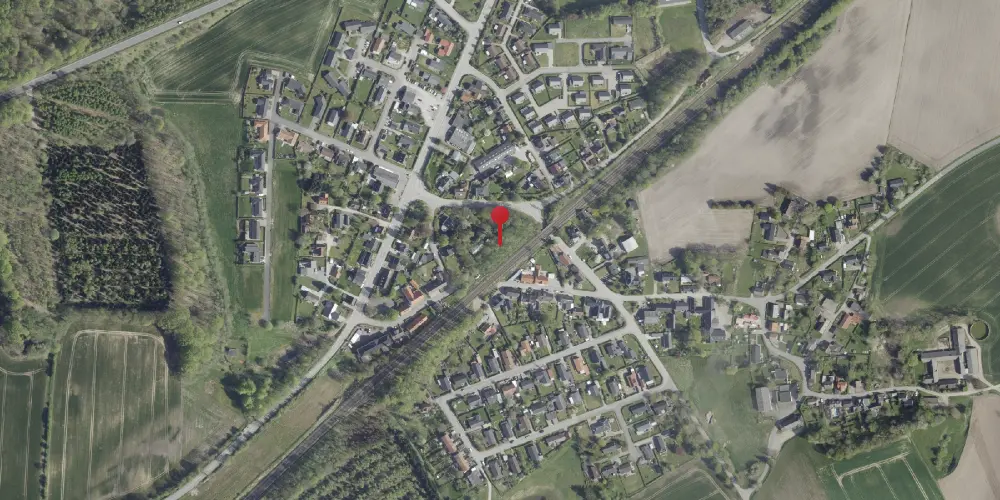 Historisk kort over Tvingstrup Station [1888-1927]