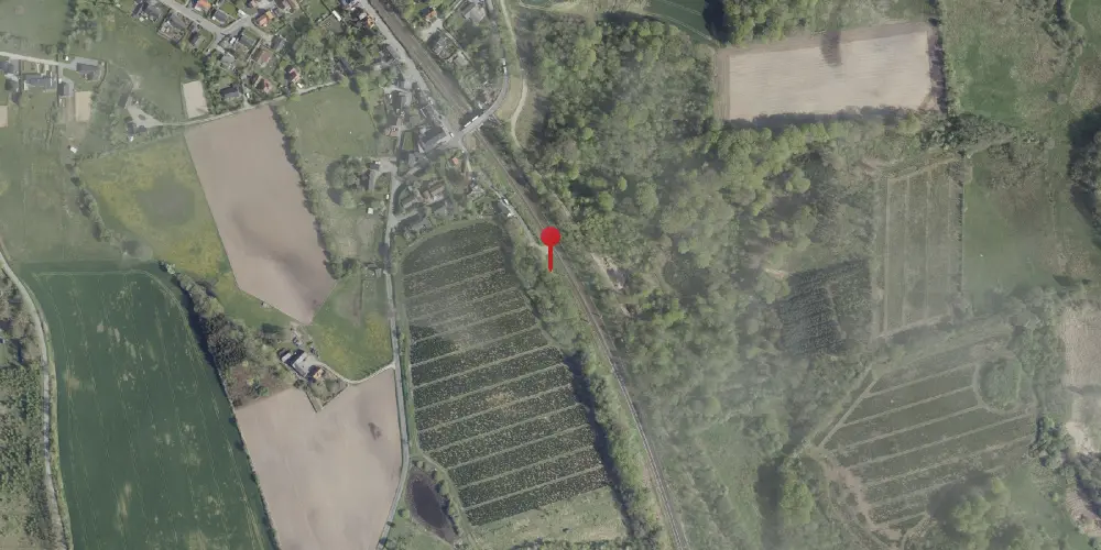 Historisk kort over Hylke Station [1896-1973]