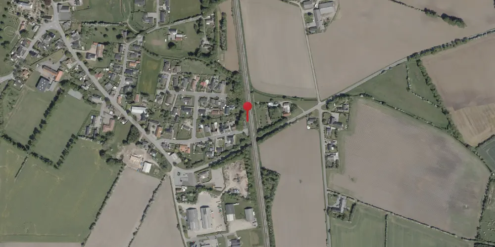 Historisk kort over Jegerup Billetsalgssted [1908-1920]