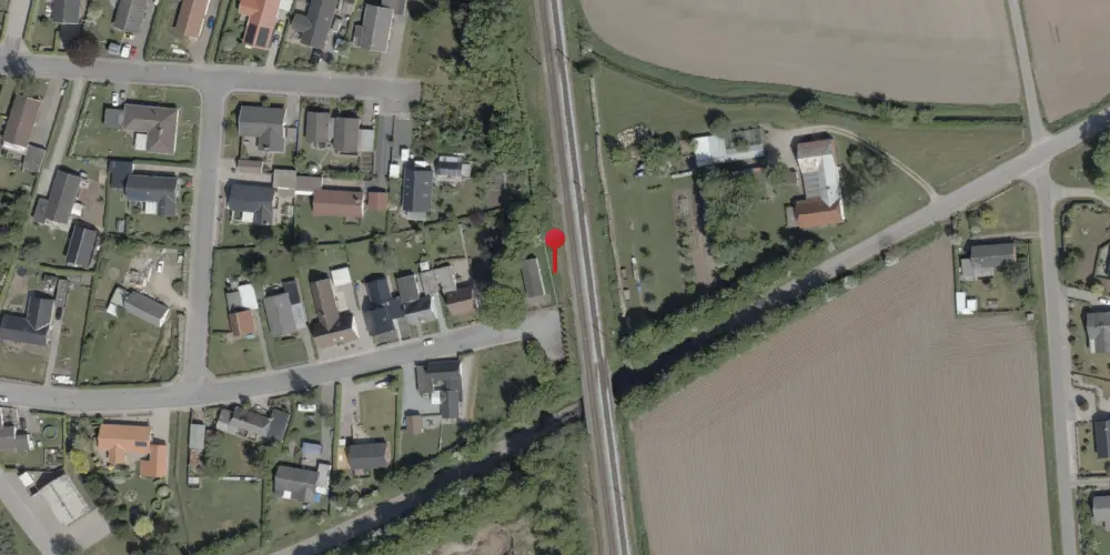 Historisk kort over Jegerup Billetsalgssted [1908-1920]