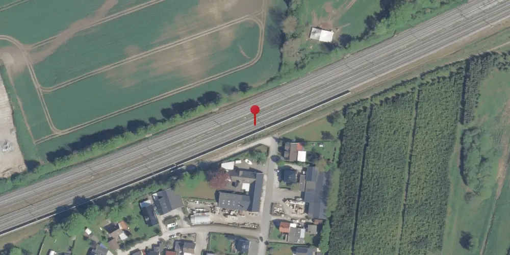 Historisk kort over Kværkeby Station [1900-1945]