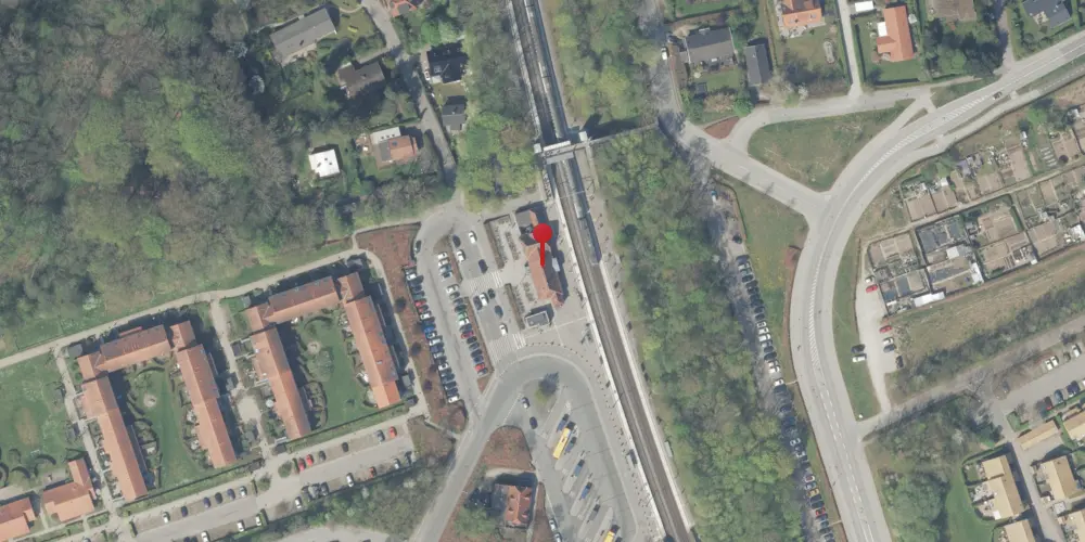 Historisk kort over Kokkedal Station [1906-1944]