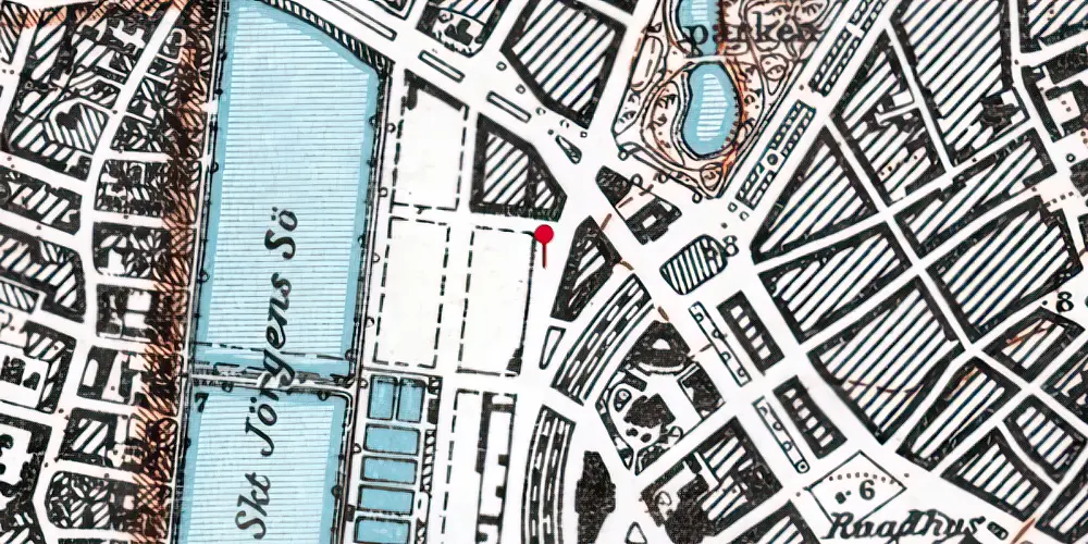 Historisk kort over Klampenborgbane Station [1863-1887]