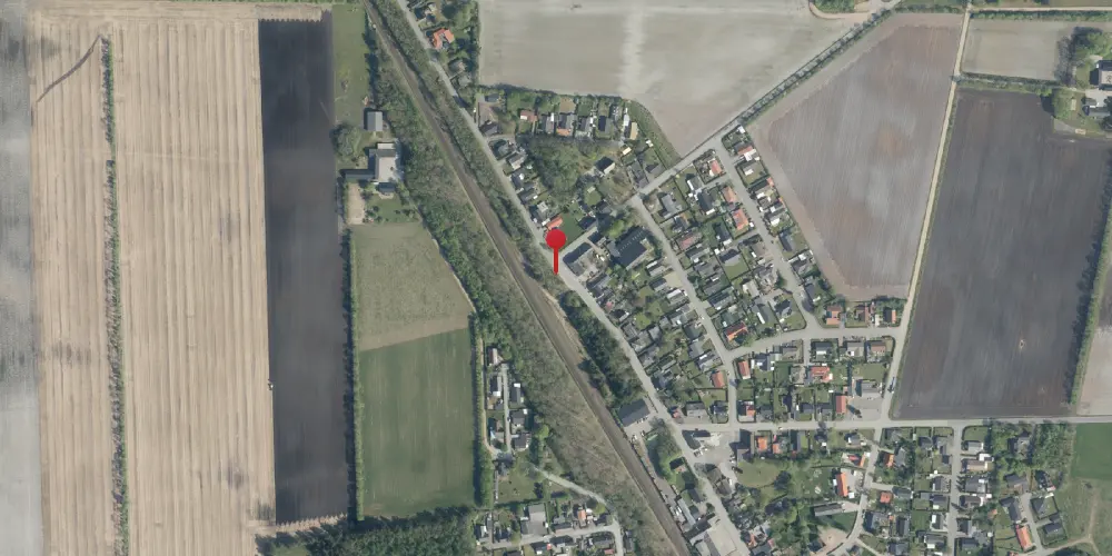 Historisk kort over Kølkær Station [1914-1973]