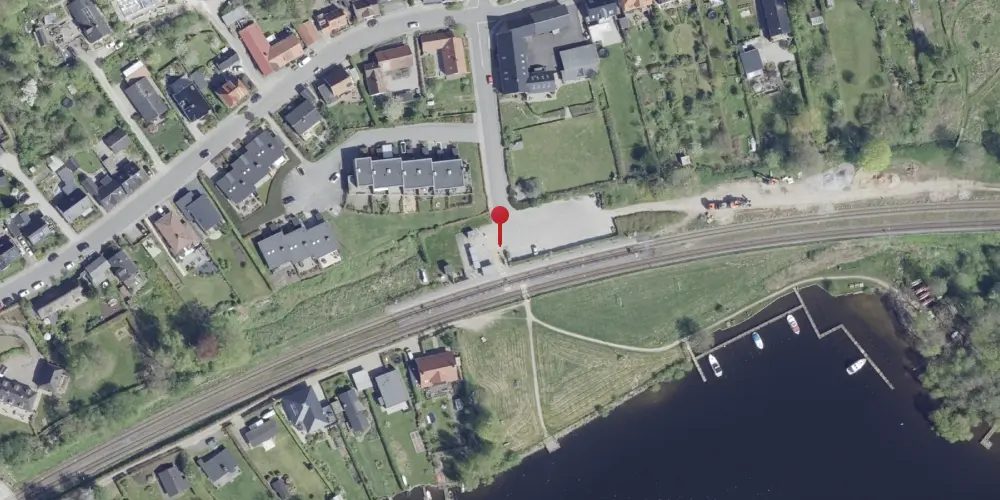 Historisk kort over Laven Station [1871-1968]