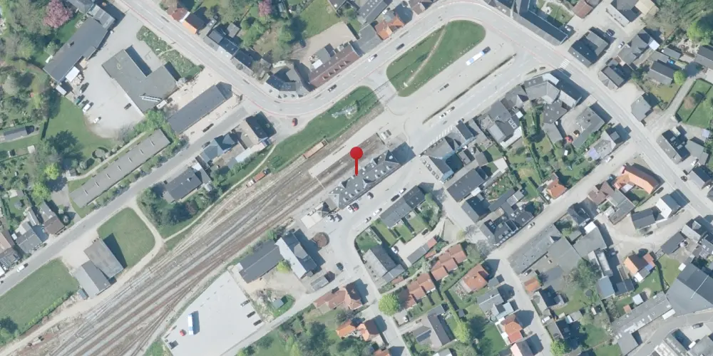 Historisk kort over Lemvig Station [1879-1908]