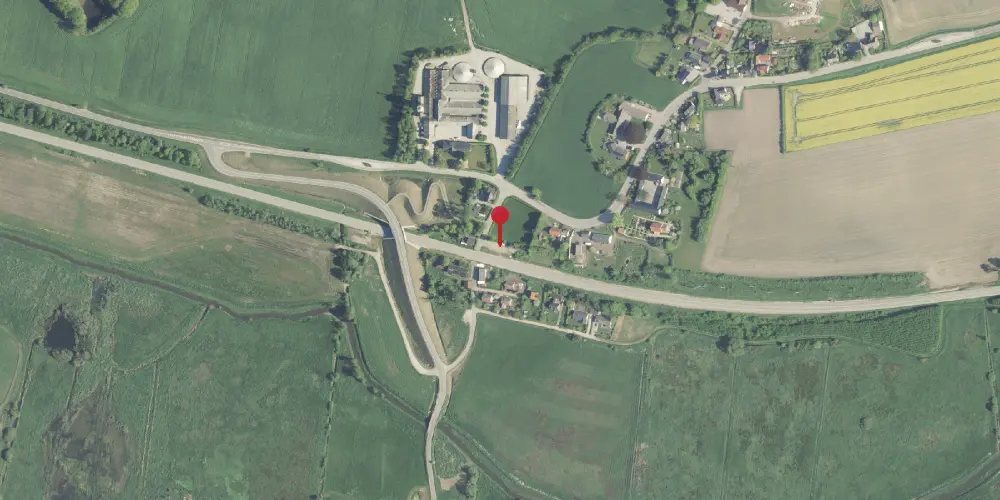 Historisk kort over Lerbjerg Station [1876-1972]