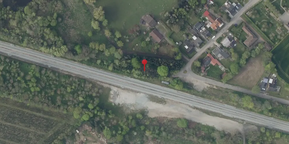 Historisk kort over Hjulby Station Historisk kort over Hjulby Station