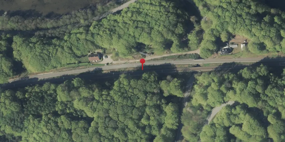 Historisk kort over Munkebjerg Billetsalgssted [1884-1922]