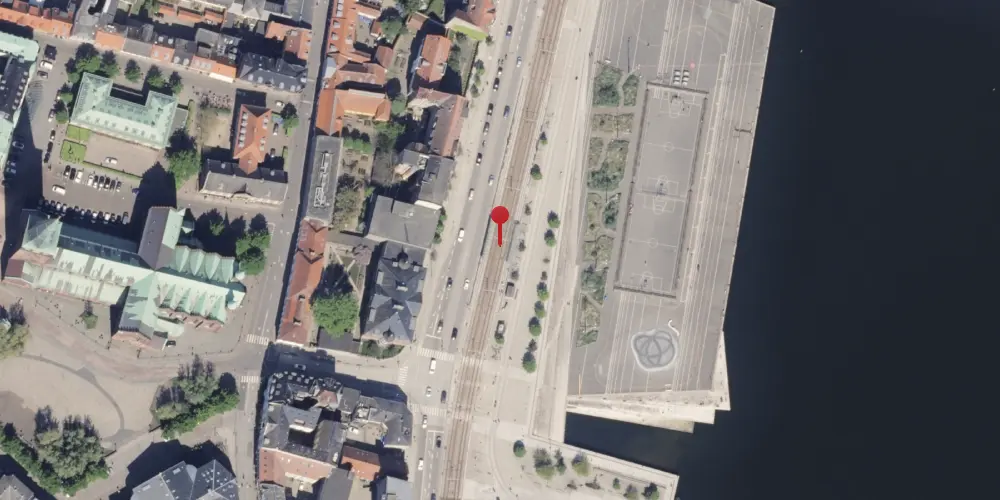 Historisk kort over Skolebakken Letbanestation Historisk kort over Skolebakken Letbanestation