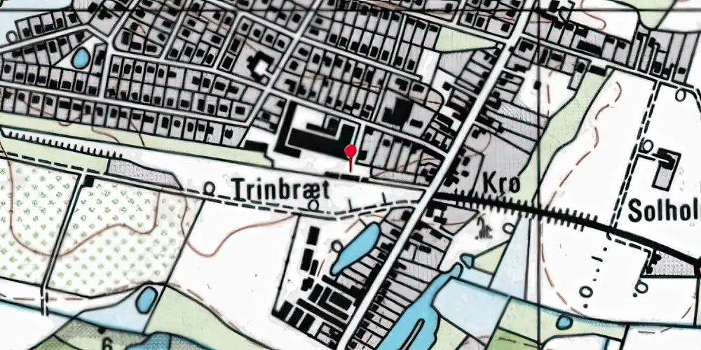 Historisk kort over Ullerslev Station [1865-1973]