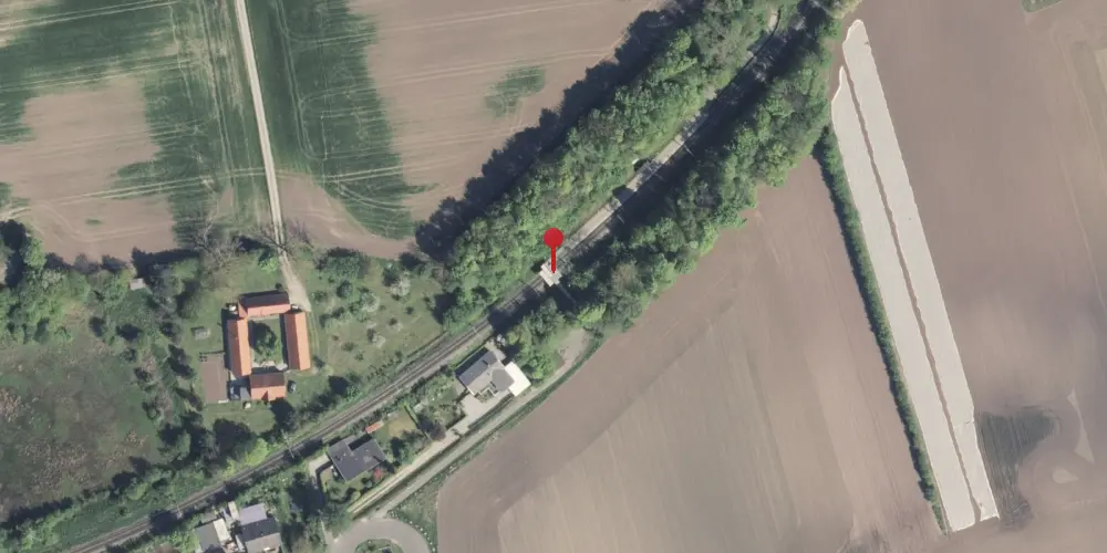 Historisk kort over Hovmarken Letbanestation Historisk kort over Hovmarken Letbanestation