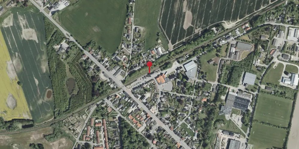 Historisk kort over Mørke Letbanestation