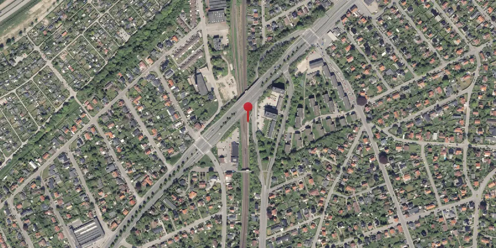 Historisk kort over Kongsvang Letbanestation