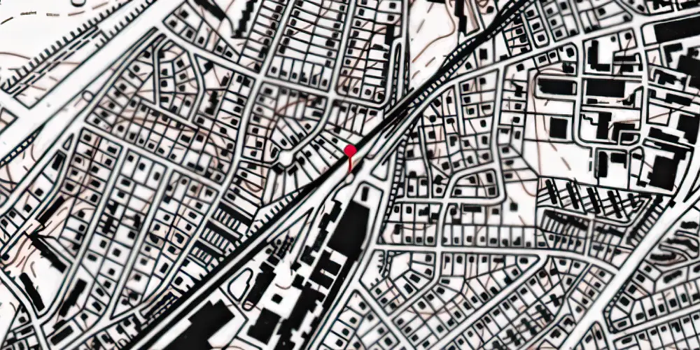Historisk kort over Viby Jylland Letbanestation Historisk kort over Viby Jylland Letbanestation