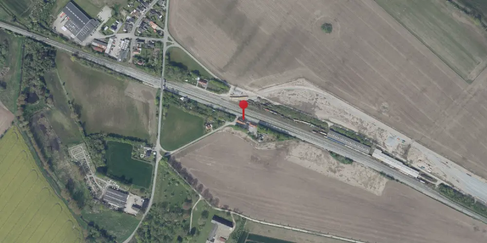 Historisk kort over Marslev Station [1908-1973]