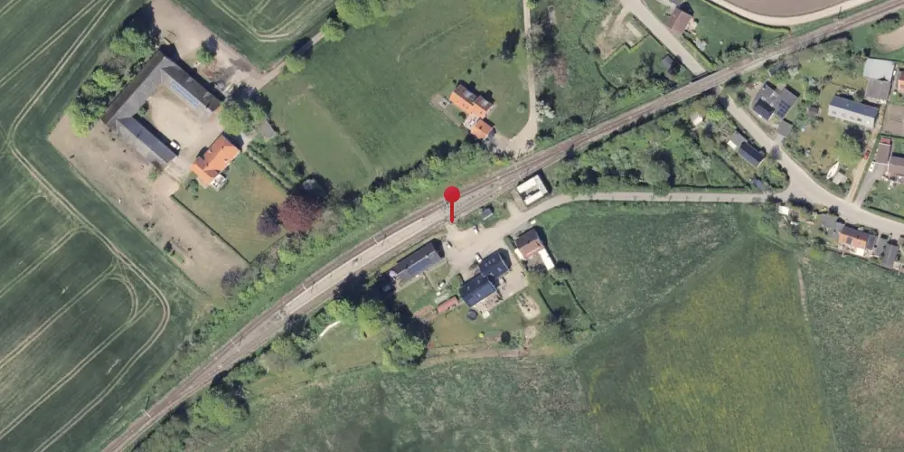 Historisk kort over Assedrup Letbanestation