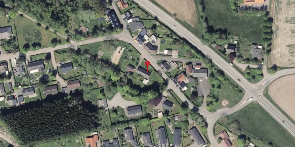 Historisk kort over Neder Randlev Station [1892-1939]