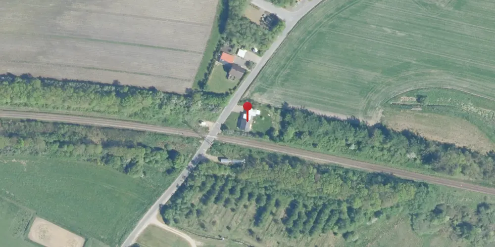 Historisk kort over Naur Holdeplads [1875-1900]