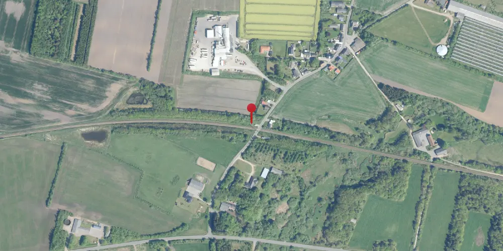 Historisk kort over Naur Billetsalgssted [1900-1964]