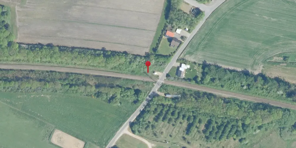 Historisk kort over Naur Billetsalgssted [1900-1964]