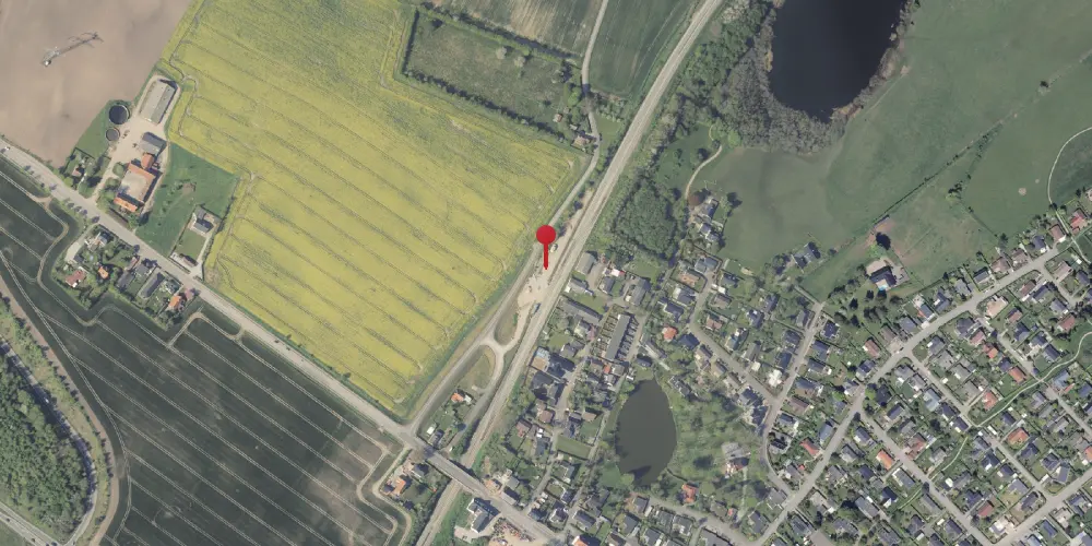 Historisk kort over Mundelstrup Station [1862-1972]