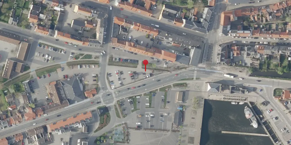 Historisk kort over Nyborg Lokal Station [1897-1934]