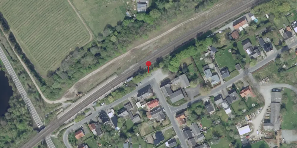 Historisk kort over Holmstrup Station [1890-1973]