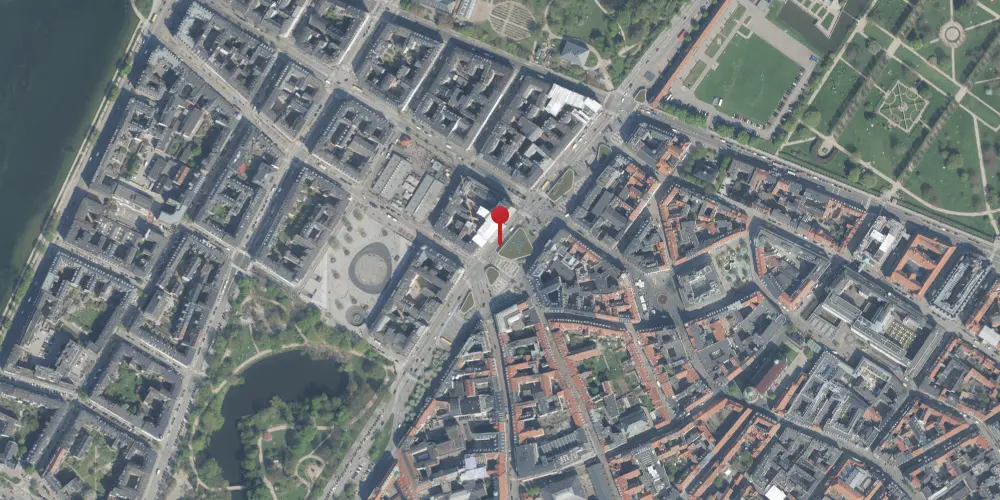 Historisk kort over Nørreport Station [1934-2002]