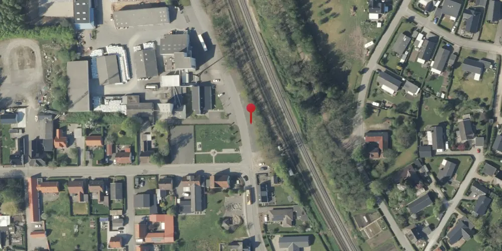 Historisk kort over Pjedsted Billetsalgssted [1875-1897]