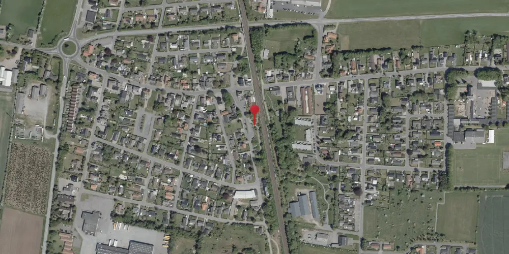 Historisk kort over Over-Jerstal Station [1904-1973]