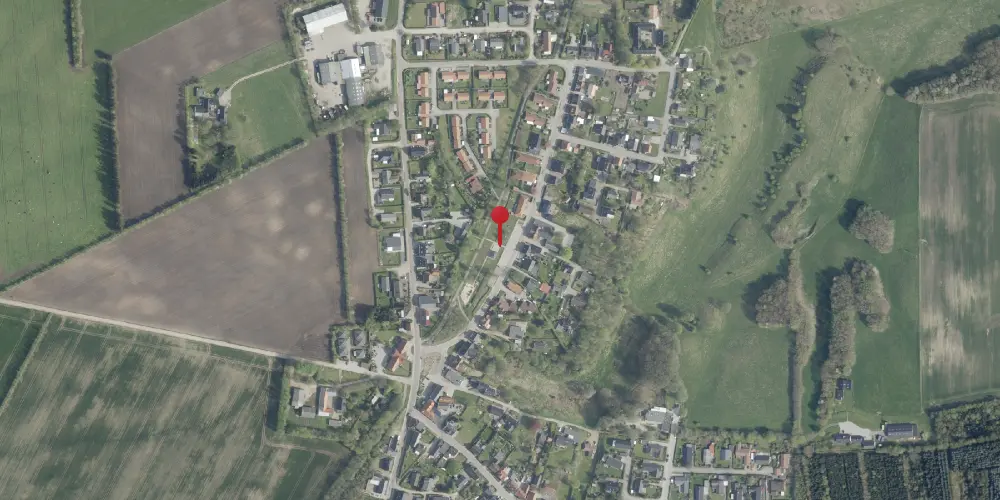 Historisk kort over Skelhøje Holdeplads [1906-1922]