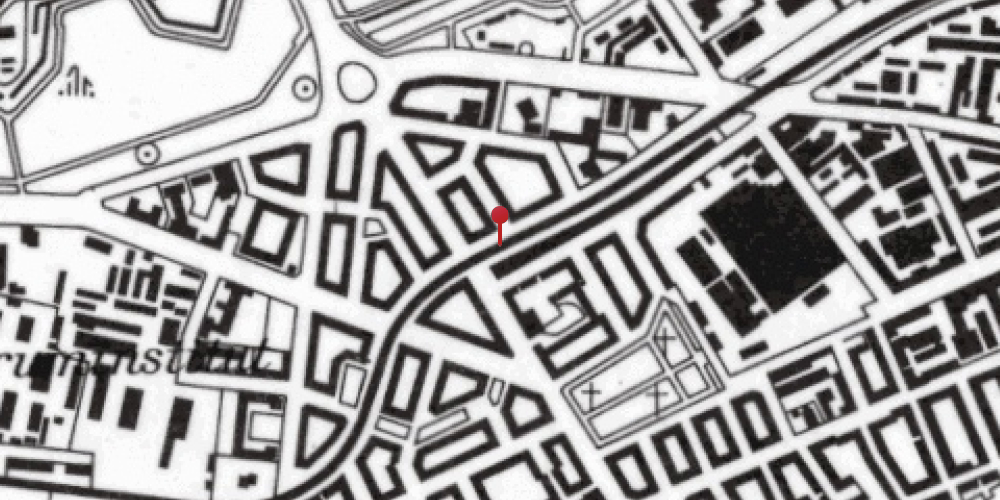 Historisk kort over Amagerbro Trinbræt Historisk kort over Amagerbro Trinbræt