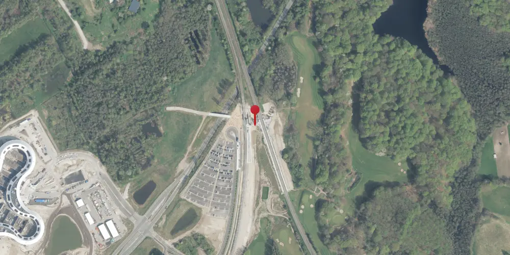 Historisk kort over Favrholm Trinbræt