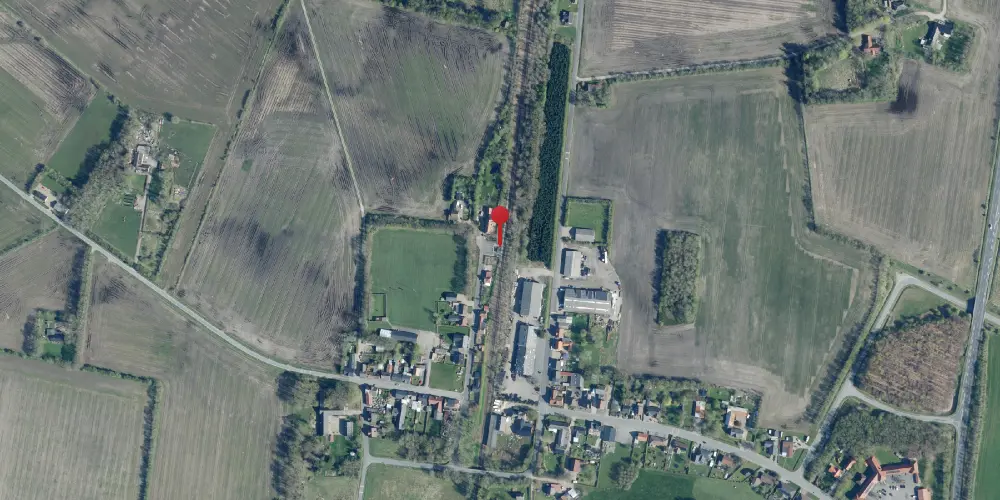 Historisk kort over Gårde Trinbræt