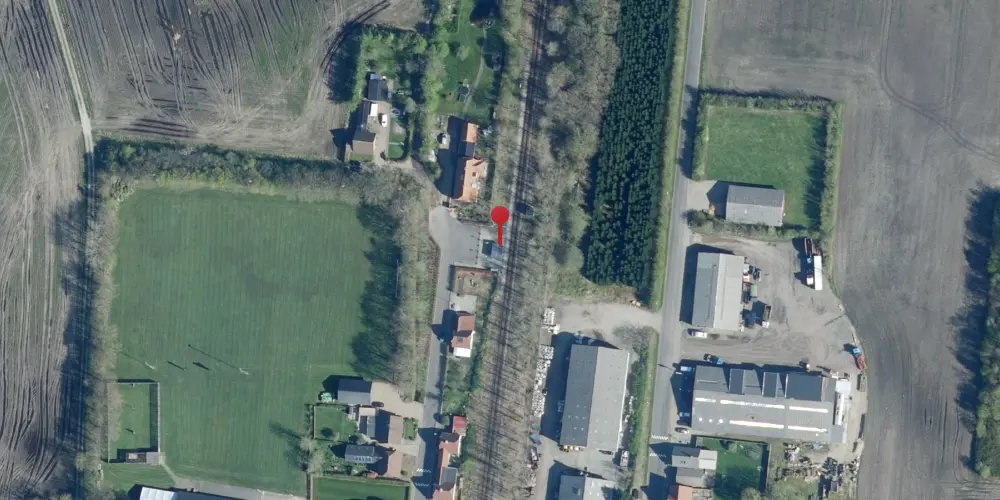 Historisk kort over Gårde Trinbræt