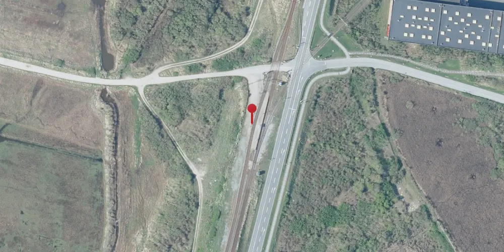 Historisk kort over Rønland Station [1955-1973]