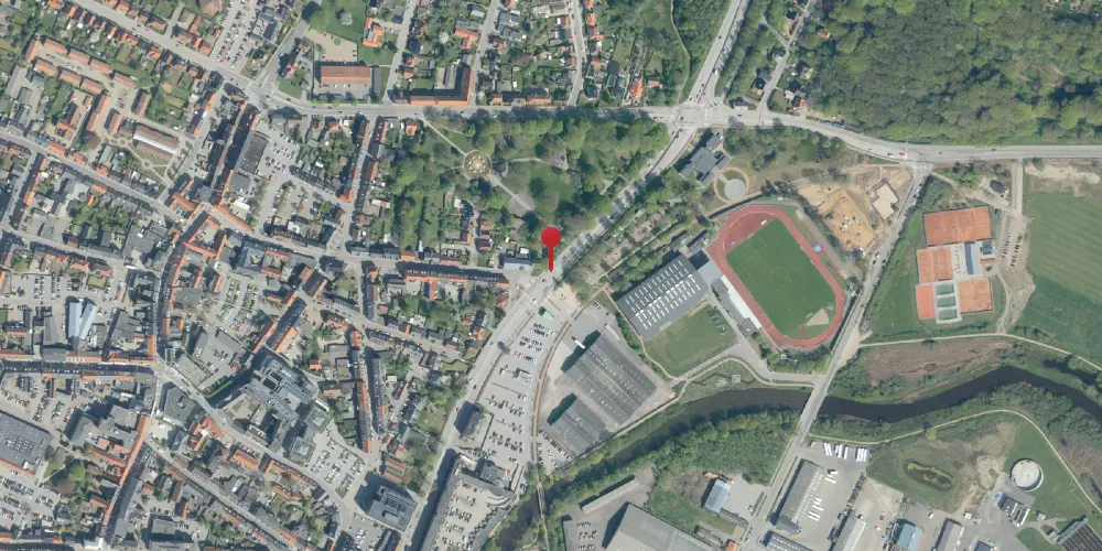 Historisk kort over Skive Nord Station [1922-1962]