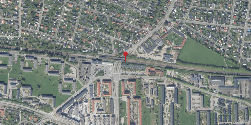 Historisk kort over Skovlunde Billetsalgssted [1905-1940]